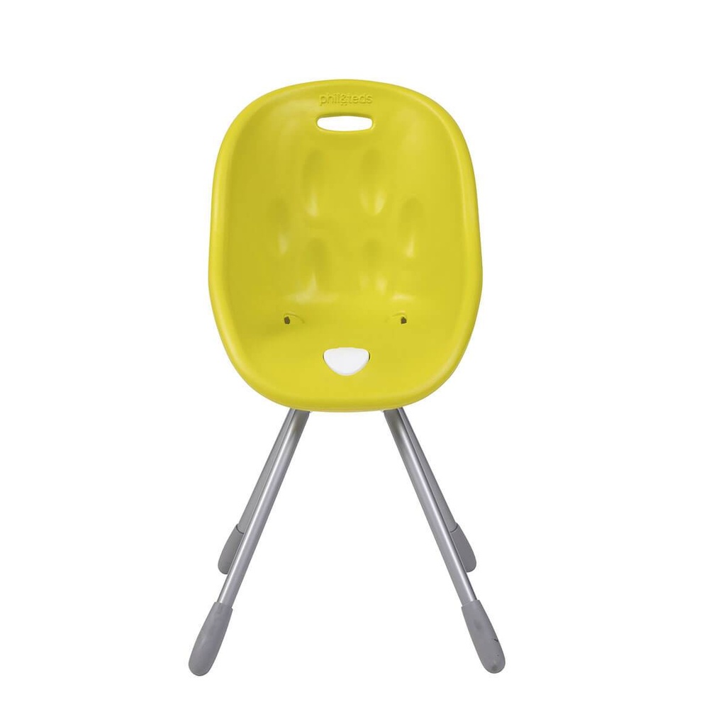 phil&teds award winning poppy my chair in lime front view 