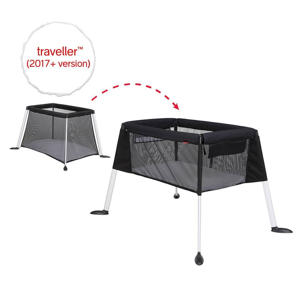 phil&teds traveller portable travel baby cot bassinet transition