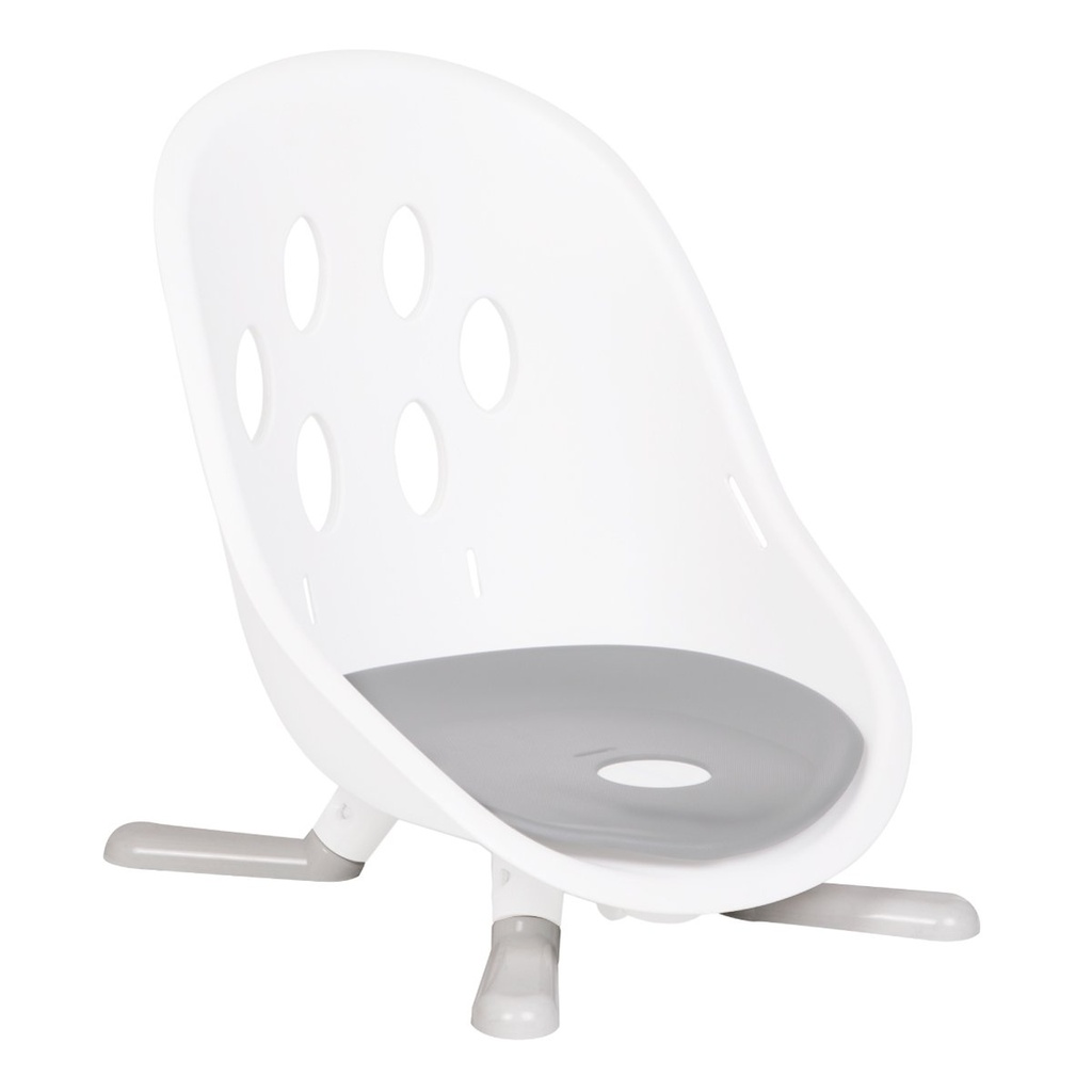 phil&teds poppy modes kit feet shown on poppy high chair base used as a floor seat