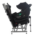 phil&teds alpha i-size infant car seat side view isofix base fitted