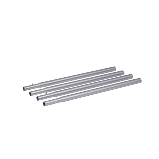 [PT-POPPYTLEGSETv2silver] poppy table top metal legs (2020+) (silver)